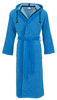 Carl Ross Unisex-Bademantel Velours blau/weiß gestreift L