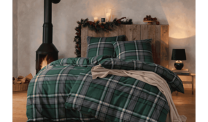 Estella Hannes Karo grün 155/220 Einzelstück