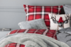 Bugatti Flanell Bettwäsche (135x200): Dynamisches Rot-Karo für den Winter