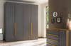 Schrank Reichert 4-Türig Livorno Front grau